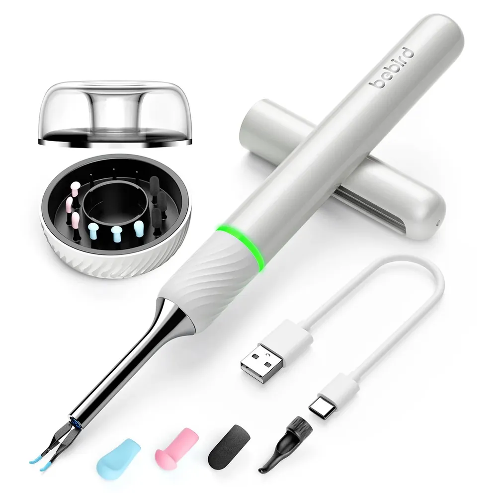 Bebird Note5 Pro Arktyczny Biały Otoskop z kamerą do czyszczenia uszu